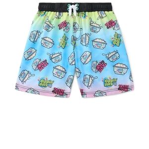 Dippin' Dots Kids' Multicolor Swim Shorts